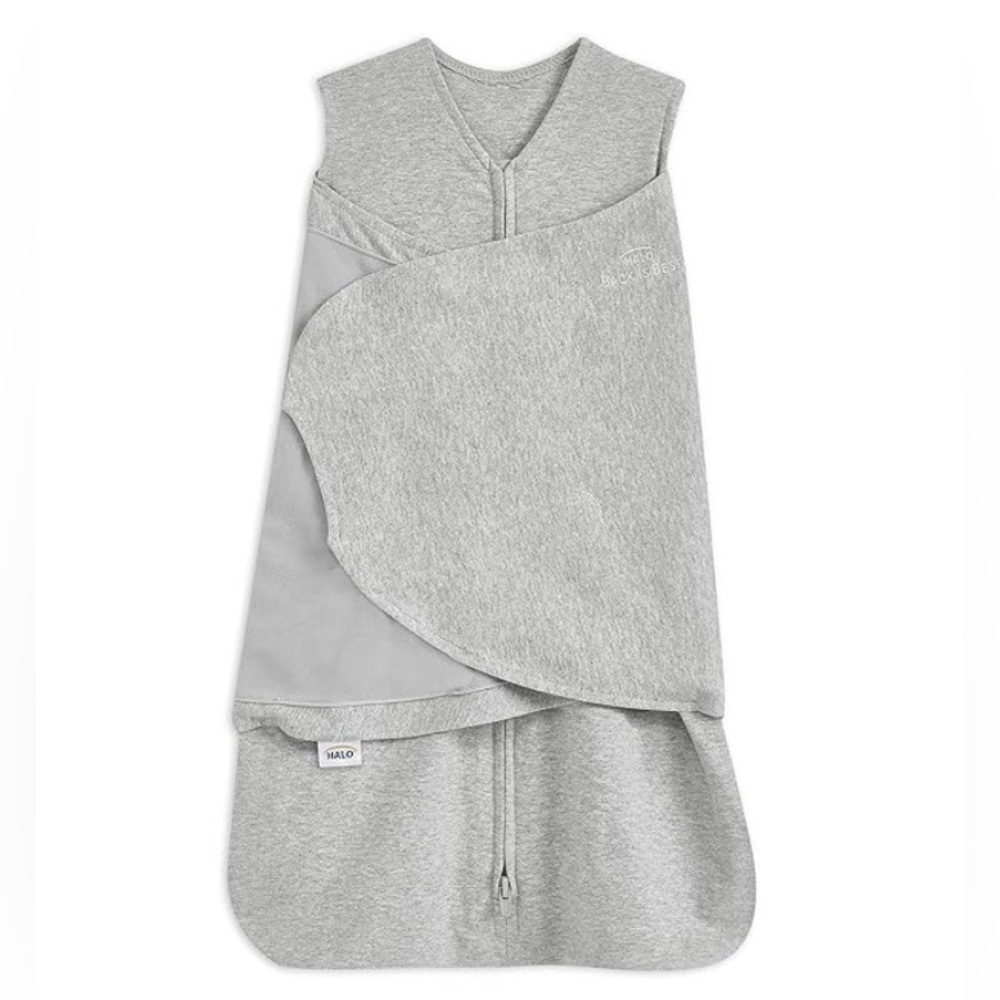 Halo Heather Gray Baby Sleep Sack Swaddle
